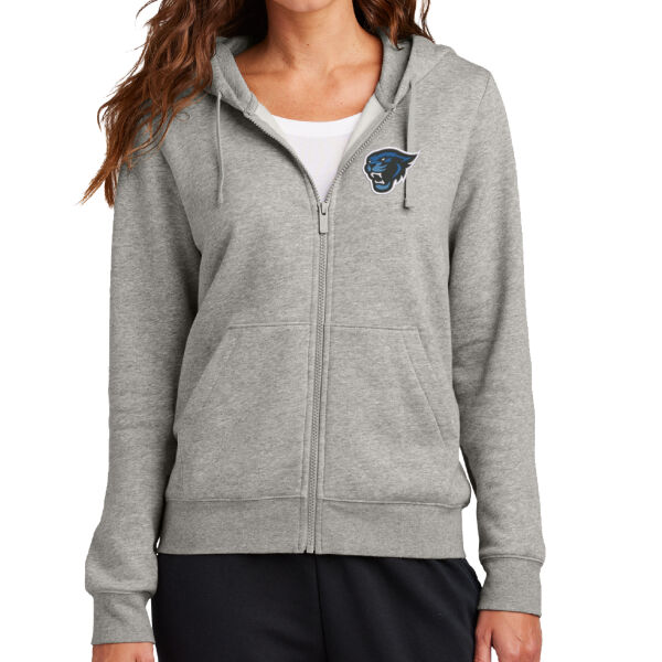 Nike Women's Club Fleece Sleeve Swoosh Full-Zip Hoodie Thumbnail
