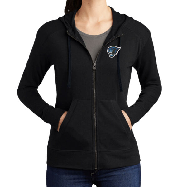 Sport-Tek® Women's PosiCharge ® Tri-Blend Wicking Fleece Full-Zip Hooded Jacket Thumbnail