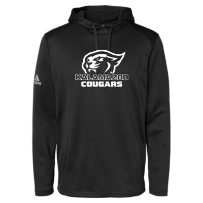 Adidas - Textured Mixed Media Hooded Sweatshirt Thumbnail