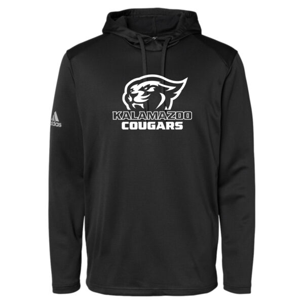 Adidas - Textured Mixed Media Hooded Sweatshirt Thumbnail