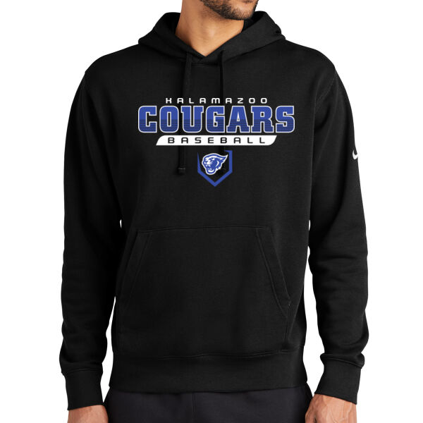 Nike Club Fleece Hoodie (Name Option) - Baseball Thumbnail