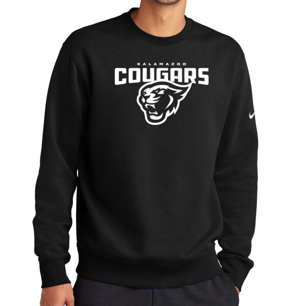 Nike Club Fleece Sleeve Swoosh Crew Thumbnail