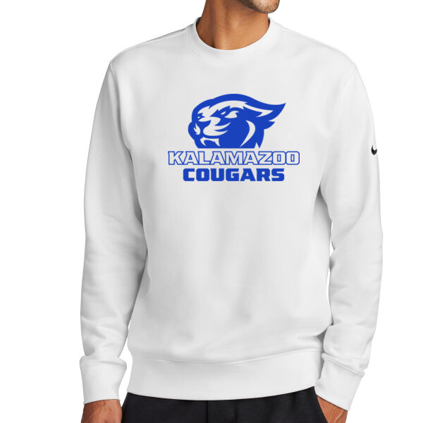 Nike Club Fleece Sleeve Swoosh Crew Thumbnail