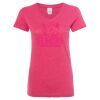 Women’s Glitter V-Neck T-Shirt Thumbnail