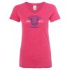 Women’s Glitter V-Neck T-Shirt Thumbnail